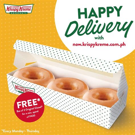 Free Delivery Krispy Kreme